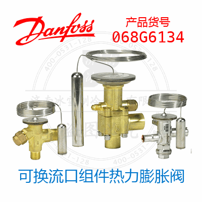 Danfoss/丹佛斯可換流口組件熱力膨脹閥068G6134