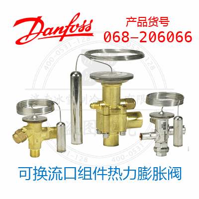 Danfoss/丹佛斯可換流口組件熱力膨脹閥068-206066