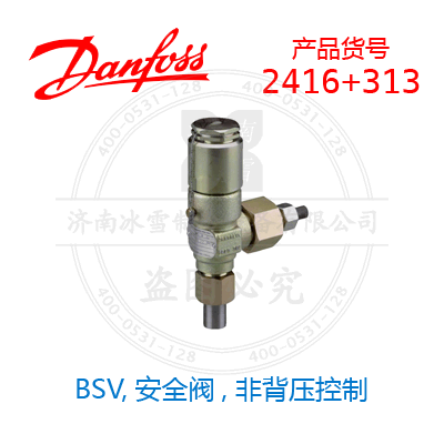 Danfoss/丹佛斯BSV,安全閥, 非背壓控制2416+313