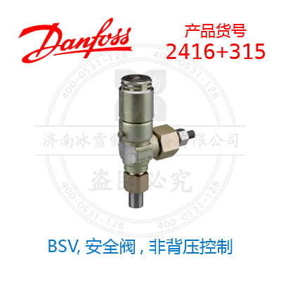 Danfoss/丹佛斯BSV,安全閥, 非背壓控制2416+315